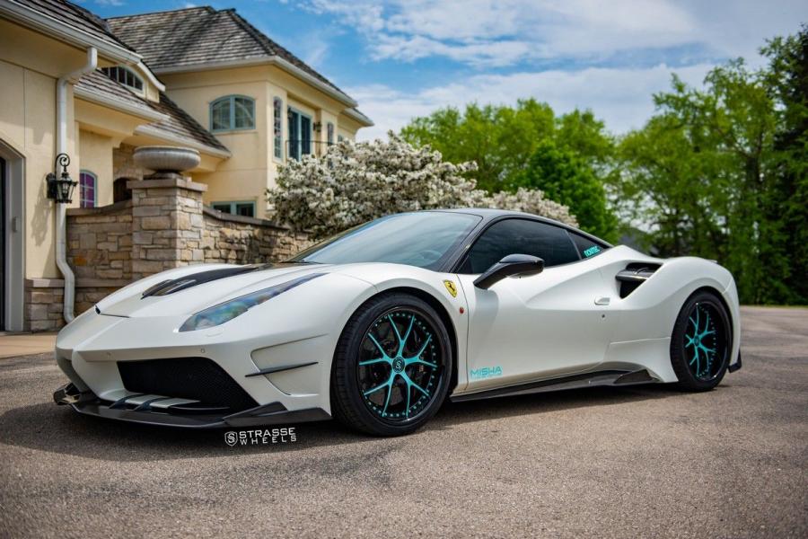 Ferrari 488 GTB by Misha Designs on Strasse Wheels (SM5R Signature) '2018